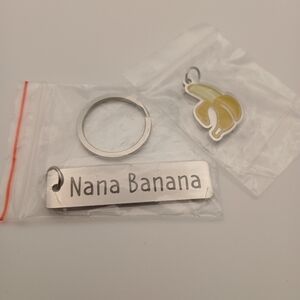 New Nana Banana Grandma Grandmother Gift Keychain